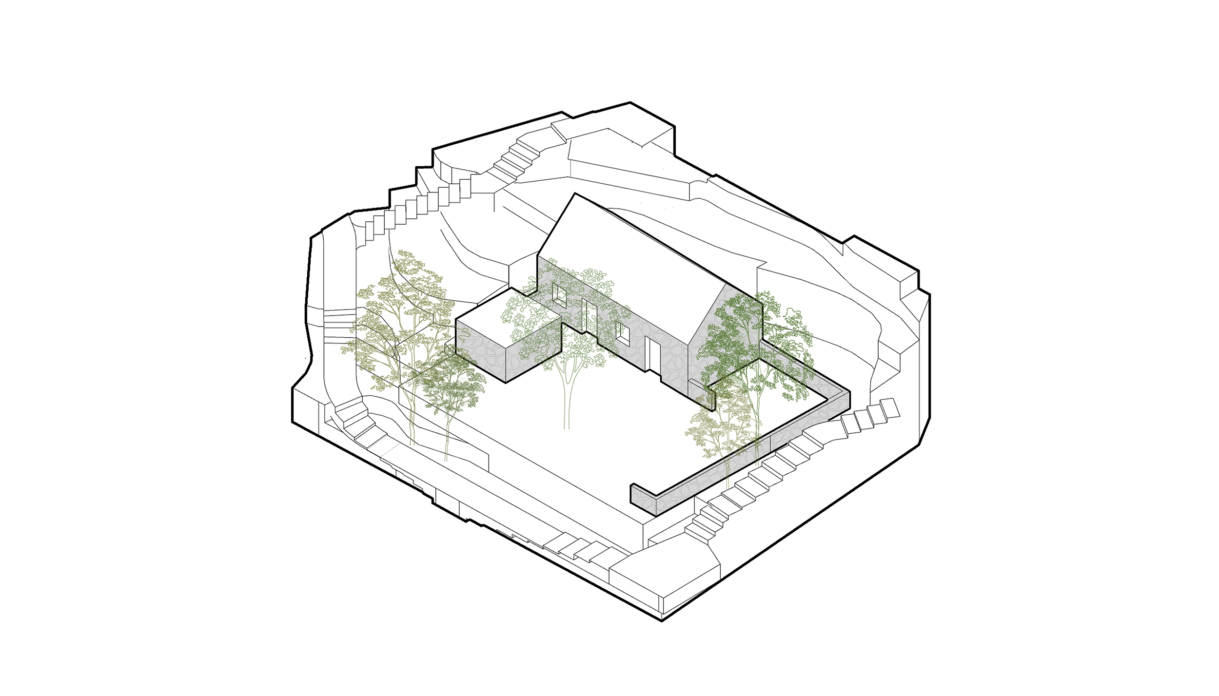 BIM建筑|十二个宅基地的新生:泰安东西门村活化更新 / 孟凡浩-gad · line+ studio BIM建筑|十二个宅基地的新生:泰安东西门村活化更新 / 孟凡浩-gad · line+ studio