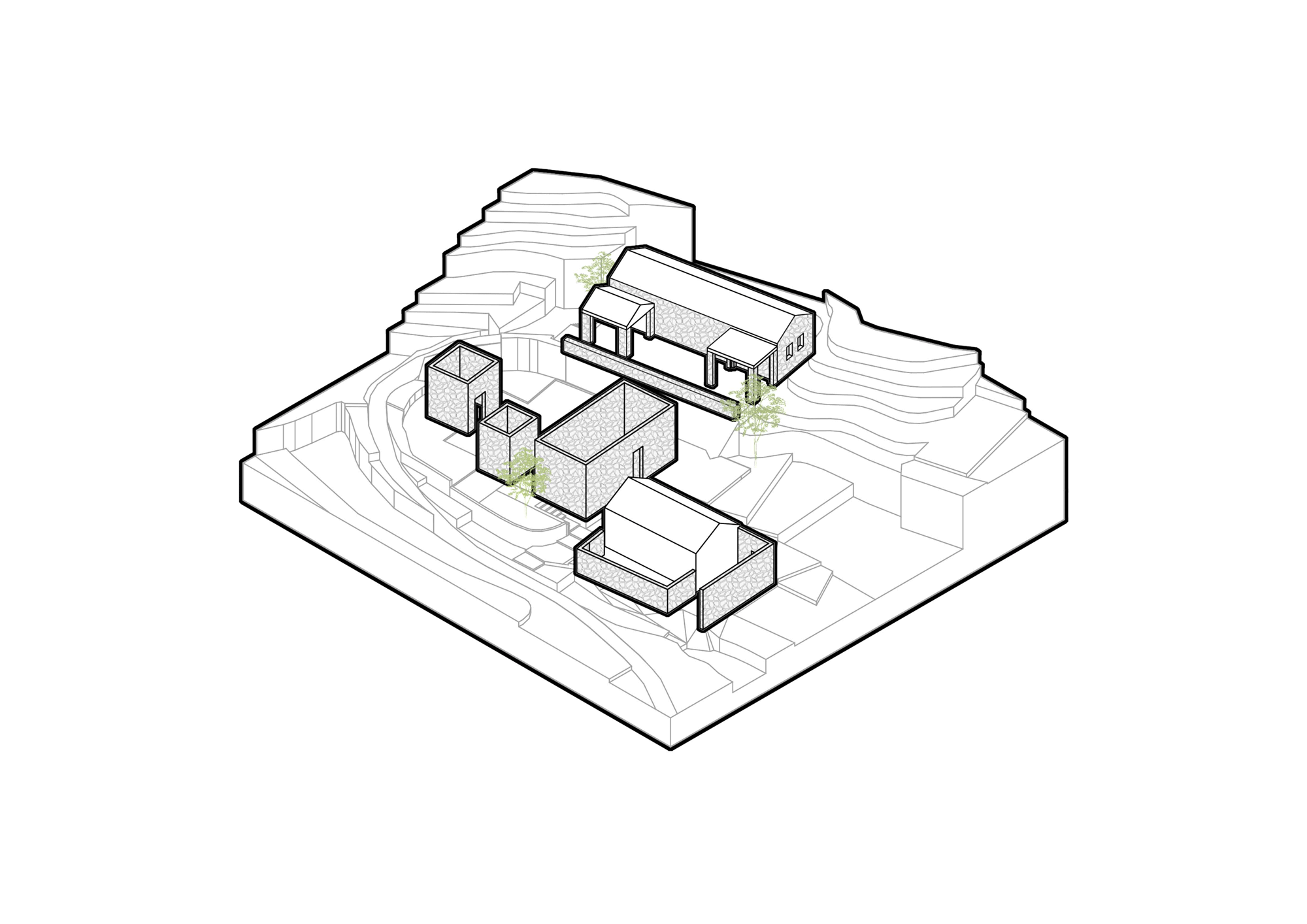 BIM建筑|十二个宅基地的新生:泰安东西门村活化更新 / 孟凡浩-gad · line+ studio BIM建筑|十二个宅基地的新生:泰安东西门村活化更新 / 孟凡浩-gad · line+ studio