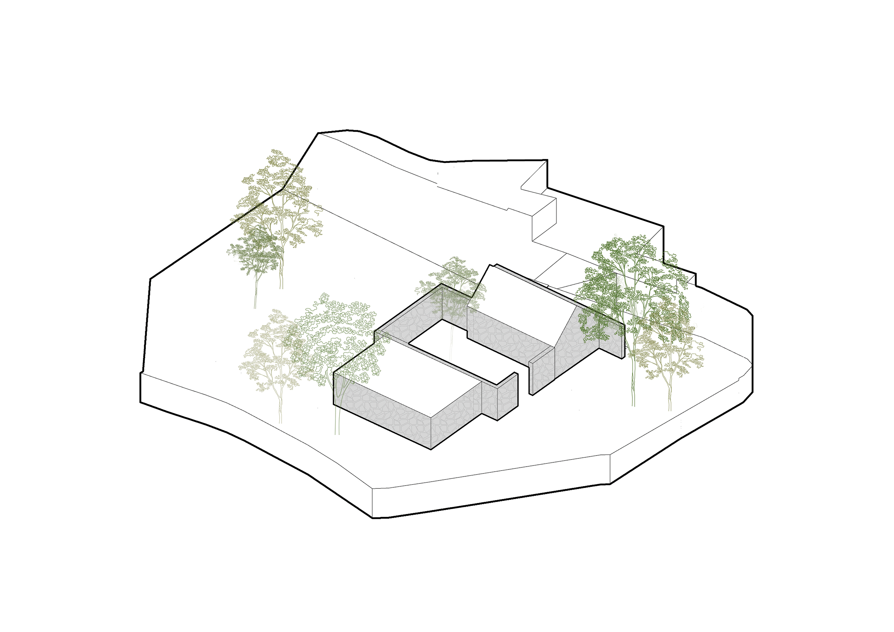 BIM建筑|十二个宅基地的新生:泰安东西门村活化更新 / 孟凡浩-gad · line+ studio BIM建筑|十二个宅基地的新生:泰安东西门村活化更新 / 孟凡浩-gad · line+ studio