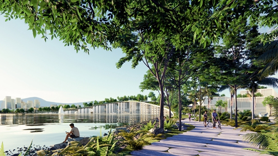 BIM建筑|BIG显示槟榔屿海岸“都市睡莲”总体规划 BIM建筑|BIG显示槟榔屿海岸“都市睡莲”总体规划
