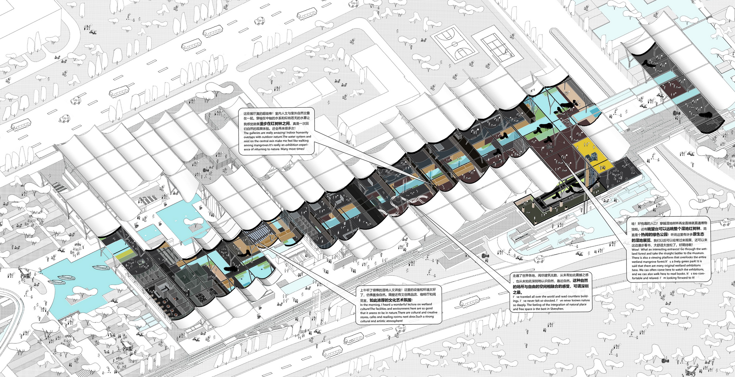 BIM建筑|深圳红树林湿地博物馆竞赛入围方案 / 局内建筑+普罗建筑+柏涛景观 BIM建筑|深圳红树林湿地博物馆竞赛入围方案 / 局内建筑+普罗建筑+柏涛景观