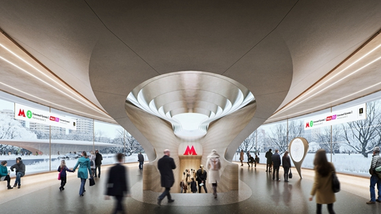 BIM建筑|扎哈工作室展示莫斯科地铁站设计 BIM建筑|扎哈工作室展示莫斯科地铁站设计
