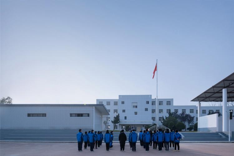 BIM建筑|乡村振兴之乡镇中学改造-全椒县新锐古河中学 / 上海思序建筑规划设计 BIM建筑|乡村振兴之乡镇中学改造-全椒县新锐古河中学 / 上海思序建筑规划设计
