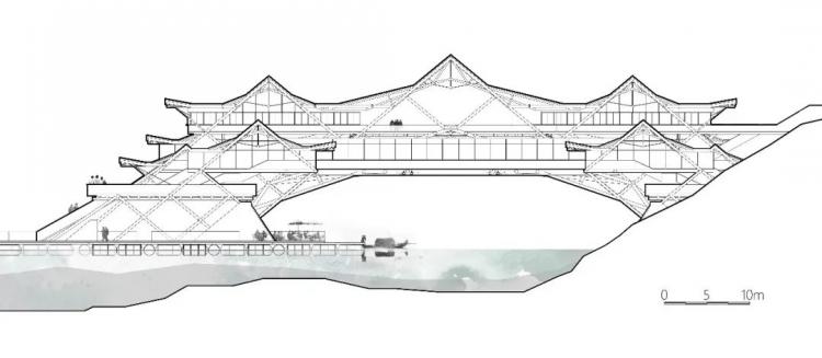 BIM建筑|2019基准杯二等奖 | 用传统木拱桥工艺搭建水岸工艺馆 BIM建筑|2019基准杯二等奖 | 用传统木拱桥工艺搭建水岸工艺馆