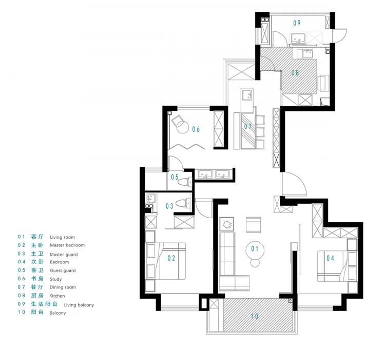 BIM建筑|更多坐下来空间的家,宁波 / 0.5m Studio BIM建筑|更多坐下来空间的家,宁波 / 0.5m Studio