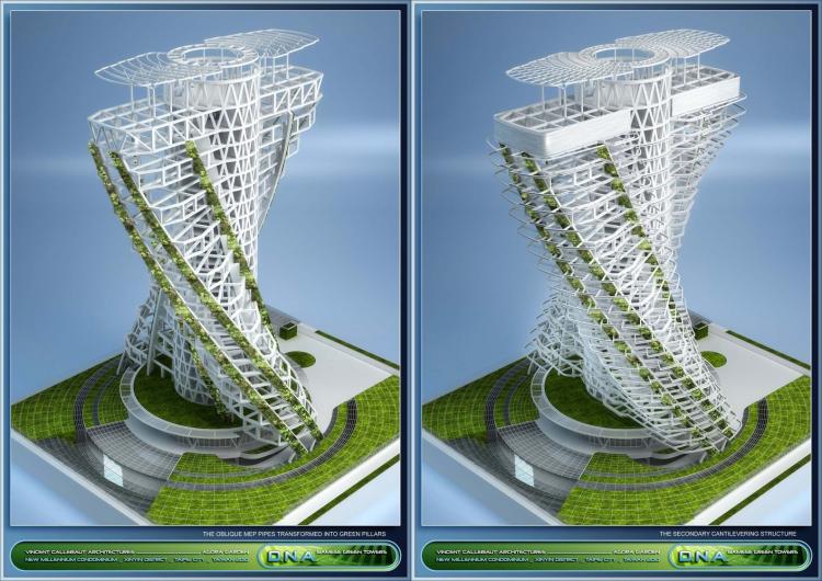 BIM建筑|陶朱隐园,反全球变暖+低碳生态住宅 / Vincent Callebaut Architectures BIM建筑|陶朱隐园,反全球变暖+低碳生态住宅 / Vincent Callebaut Architectures