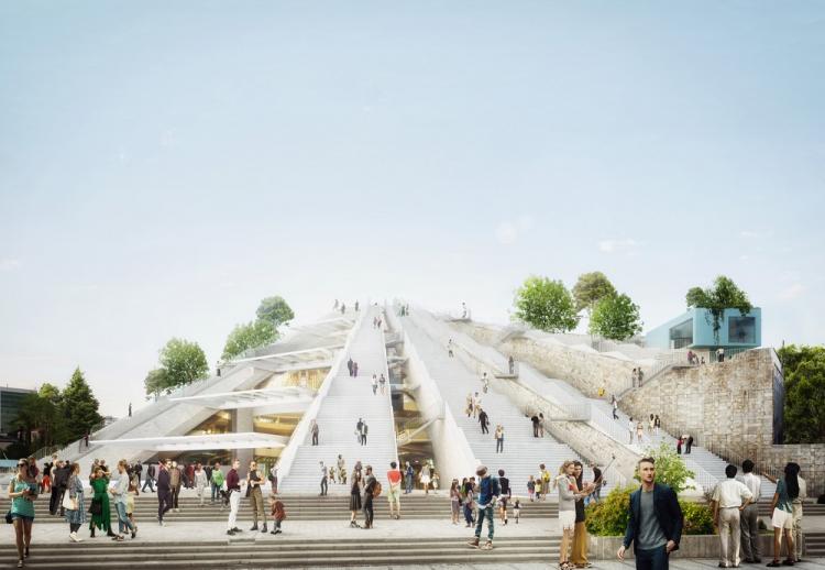 BIM建筑|MVRDV“地拉那金字塔”正式动工,阿尔巴尼亚粗野主义纪念碑改造 BIM建筑|MVRDV“地拉那金字塔”正式动工,阿尔巴尼亚粗野主义纪念碑改造