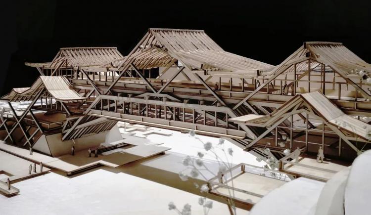 BIM建筑|2019基准杯二等奖 | 用传统木拱桥工艺搭建水岸工艺馆 BIM建筑|2019基准杯二等奖 | 用传统木拱桥工艺搭建水岸工艺馆