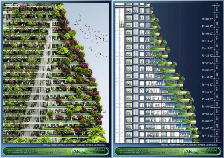 BIM建筑|陶朱隐园,反全球变暖+低碳生态住宅 / Vincent Callebaut Architectures BIM建筑|陶朱隐园,反全球变暖+低碳生态住宅 / Vincent Callebaut Architectures