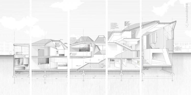 BIM建筑|2020建筑新人赛TOP 2 | 学院派“教科书‘级别的折板屋面美术馆 BIM建筑|2020建筑新人赛TOP 2 | 学院派“教科书‘级别的折板屋面美术馆