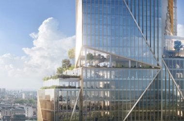 BIM建筑|3XN设计伦敦三角形表皮高层办公楼-BIM建筑网