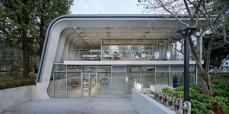 BIM建筑|上海苏州河中石化加油站改造 / 同济原作设计工作室 BIM建筑|上海苏州河中石化加油站改造 / 同济原作设计工作室