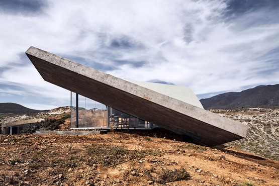 BIM建筑|西泽立卫在智利设计波浪状混凝土屋顶度假屋 BIM建筑|西泽立卫在智利设计波浪状混凝土屋顶度假屋