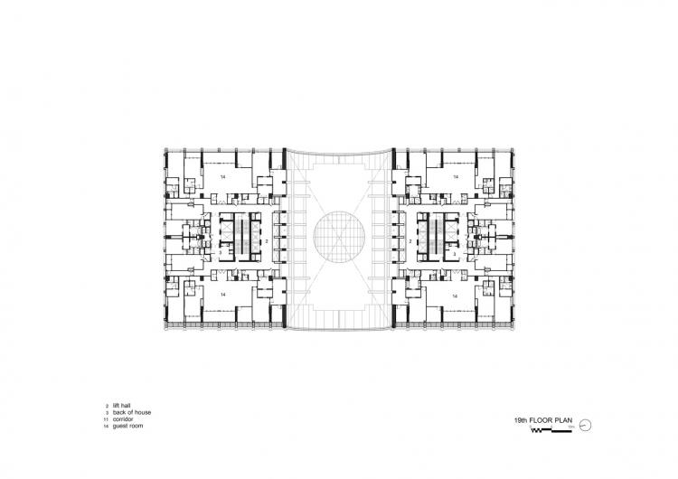 BIM建筑|辛德霍恩凯宾斯基酒店,在城市绿地中“跳舞” / Plan Architect BIM建筑|辛德霍恩凯宾斯基酒店,在城市绿地中“跳舞” / Plan Architect