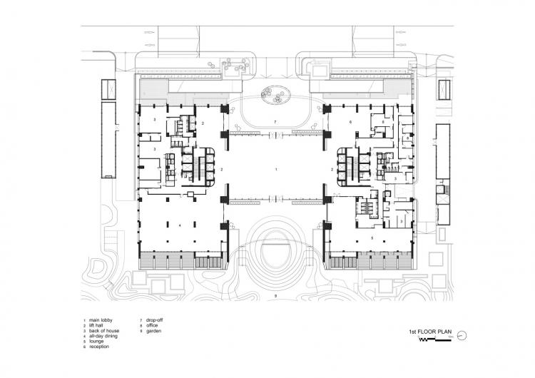 BIM建筑|辛德霍恩凯宾斯基酒店,在城市绿地中“跳舞” / Plan Architect BIM建筑|辛德霍恩凯宾斯基酒店,在城市绿地中“跳舞” / Plan Architect