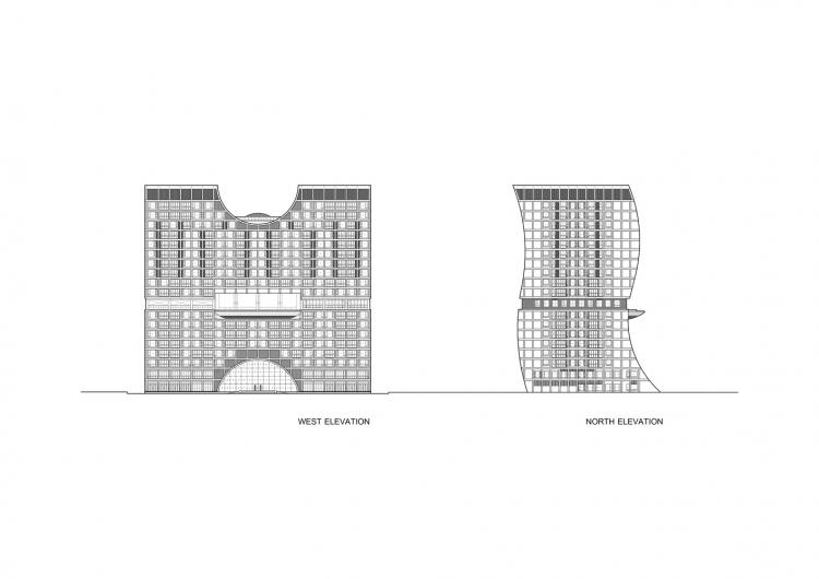 BIM建筑|辛德霍恩凯宾斯基酒店,在城市绿地中“跳舞” / Plan Architect BIM建筑|辛德霍恩凯宾斯基酒店,在城市绿地中“跳舞” / Plan Architect