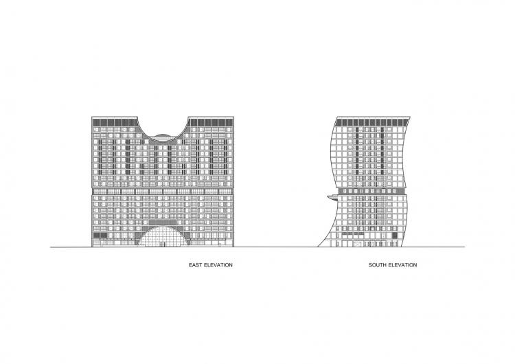 BIM建筑|辛德霍恩凯宾斯基酒店,在城市绿地中“跳舞” / Plan Architect BIM建筑|辛德霍恩凯宾斯基酒店,在城市绿地中“跳舞” / Plan Architect
