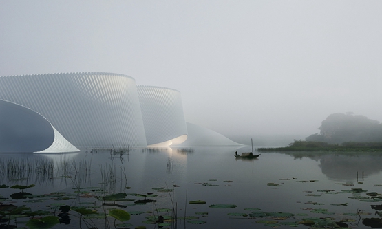 BIM建筑|深圳自然历史博物馆模仿河流的流动 BIM视界 第4张-BIM建筑网 BIM建筑|深圳自然历史博物馆模仿河流的流动 BIM视界 第4张