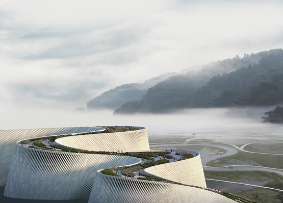 BIM建筑|深圳自然历史博物馆模仿河流的流动 BIM视界 第3张-BIM建筑网 BIM建筑|深圳自然历史博物馆模仿河流的流动 BIM视界 第3张