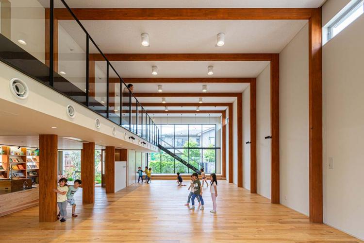 BIM建筑|AKN 托儿所,秋留野市森林之家 / 日比野设计 + Youji no Shiro 建筑鉴赏 第4张-BIM建筑网 BIM建筑|AKN 托儿所,秋留野市森林之家 / 日比野设计 + Youji no Shiro 建筑鉴赏 第4张