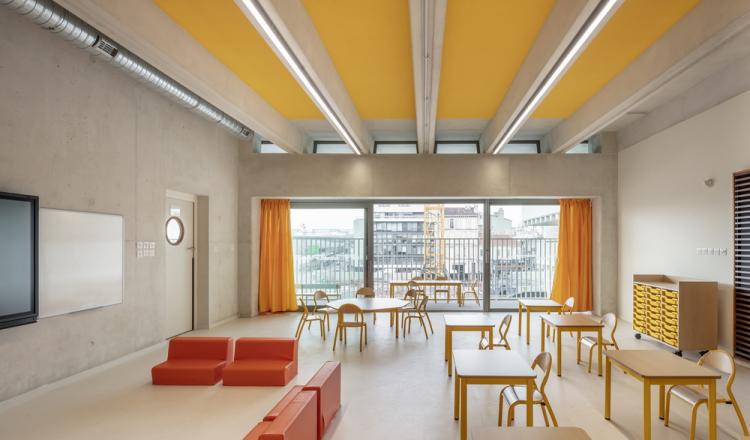 BIM建筑|马赛矿石小学‘Antoine de Ruffi“,雕塑般外表下隐藏温暖小舒适 建筑鉴赏 第28张-BIM建筑网 BIM建筑|马赛矿石小学‘Antoine de Ruffi“,雕塑般外表下隐藏温暖小舒适 建筑鉴赏 第28张