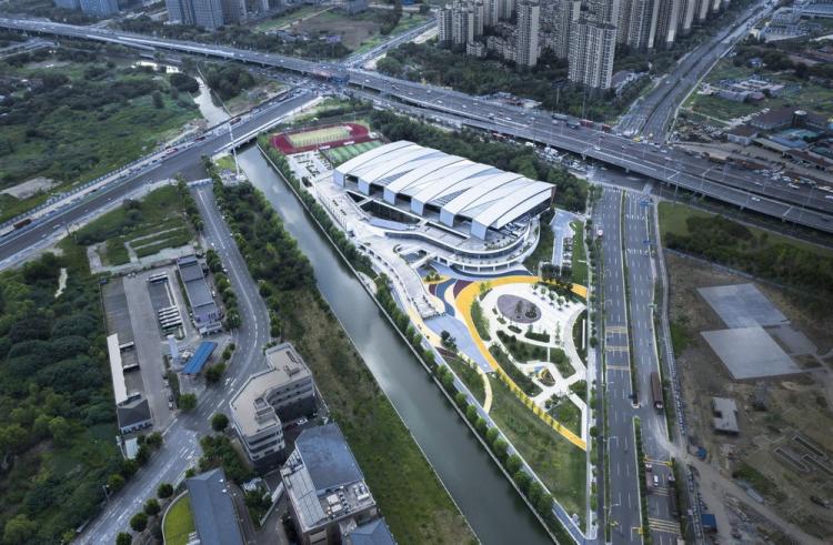 BIM建筑|虎丘山麓,新城北部:金阊新城体育馆 / 中衡设计集团 建筑鉴赏 第2张-BIM建筑网 BIM建筑|虎丘山麓,新城北部:金阊新城体育馆 / 中衡设计集团 建筑鉴赏 第2张
