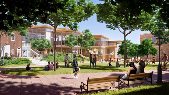 BIM建筑|BIG为约翰·霍普金斯大学设计“乡村学生中心” BIM视界 第3张-BIM建筑网 BIM建筑|BIG为约翰·霍普金斯大学设计“乡村学生中心” BIM视界 第3张