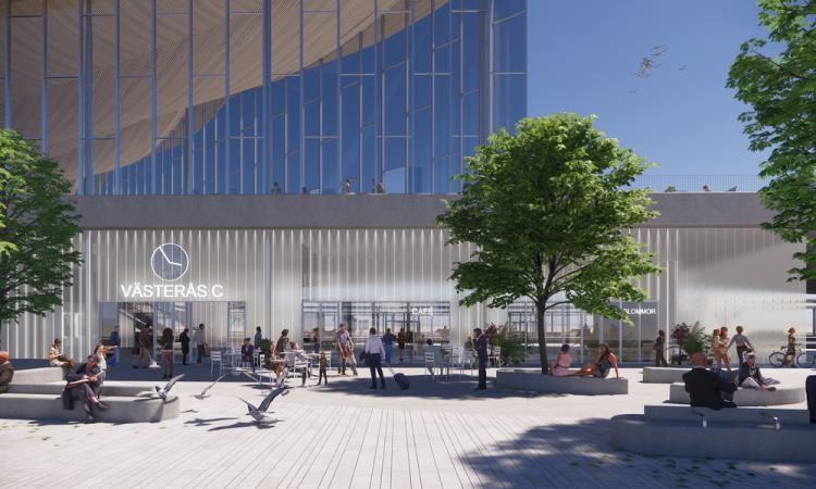 BIM建筑|用一叶屋顶整合的交通枢纽/BIG BIM建筑|用一叶屋顶整合的交通枢纽/BIG