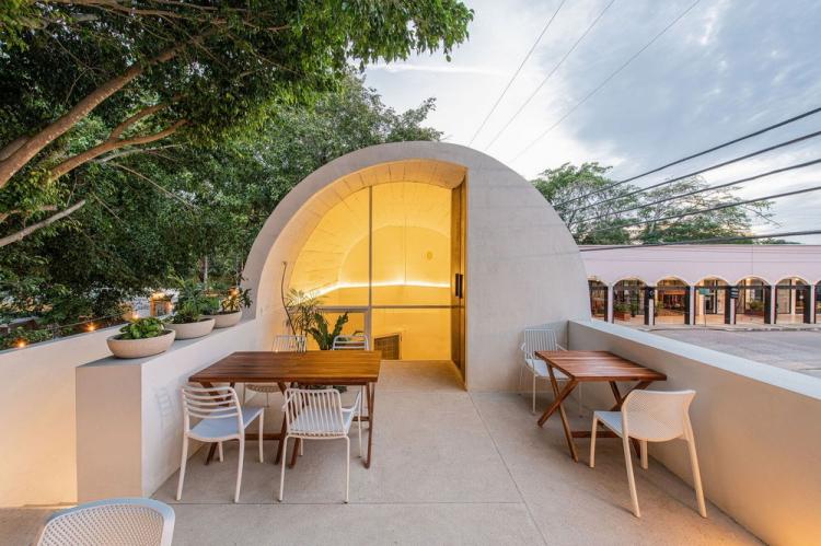 BIM建筑|半圆顶改造餐厅Al Modar / TACO taller de arquitectura contextual 建筑鉴赏 第6张-BIM建筑网 BIM建筑|半圆顶改造餐厅Al Modar / TACO taller de arquitectura contextual 建筑鉴赏 第6张
