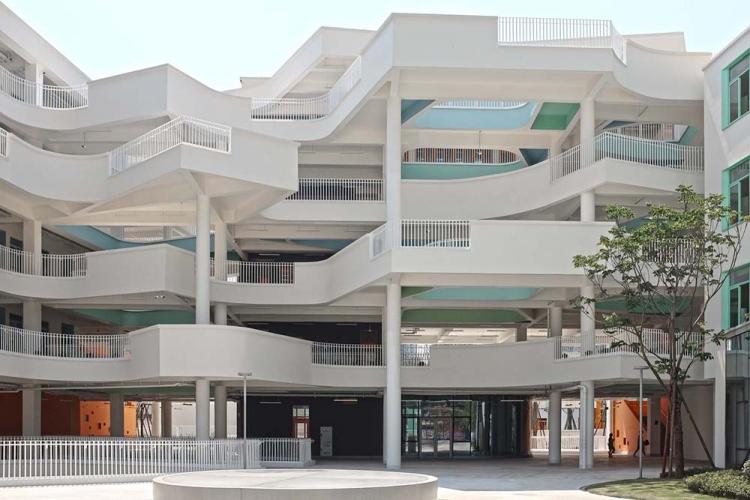 BIM建筑|成都麓湖哈密尔顿小学与幼儿园 / 非寻建筑 建筑鉴赏 第18张-BIM建筑网 BIM建筑|成都麓湖哈密尔顿小学与幼儿园 / 非寻建筑 建筑鉴赏 第18张