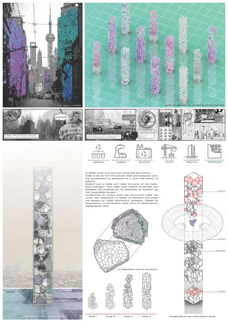 BIM建筑|浙江大学建筑学系三年级作品 ,每张展板都堪比电影海报 建筑鉴赏 第3张-BIM建筑网 BIM建筑|浙江大学建筑学系三年级作品 ,每张展板都堪比电影海报 建筑鉴赏 第3张
