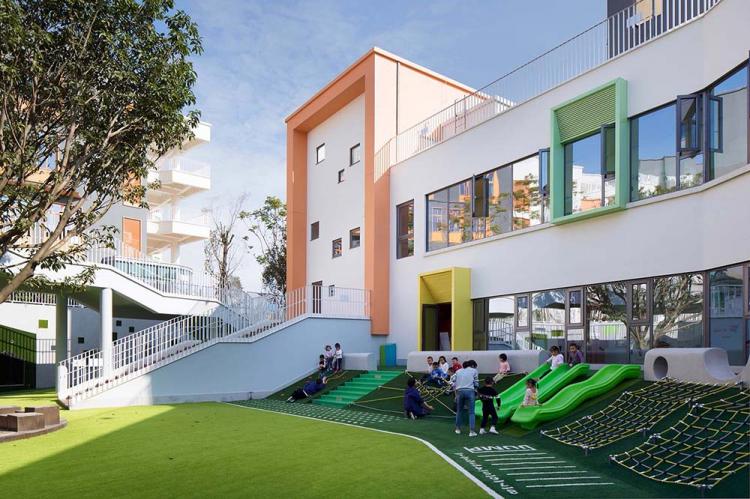 BIM建筑|成都麓湖哈密尔顿小学与幼儿园 / 非寻建筑 建筑鉴赏 第10张-BIM建筑网 BIM建筑|成都麓湖哈密尔顿小学与幼儿园 / 非寻建筑 建筑鉴赏 第10张