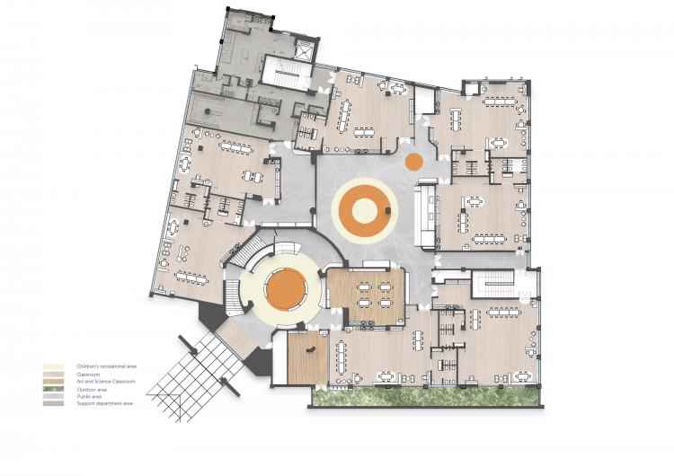 BIM建筑|冠萃国际幼儿园,开放式儿童探索教学空间 / VMDPE圆道设计 建筑鉴赏 第18张-BIM建筑网 BIM建筑|冠萃国际幼儿园,开放式儿童探索教学空间 / VMDPE圆道设计 建筑鉴赏 第18张