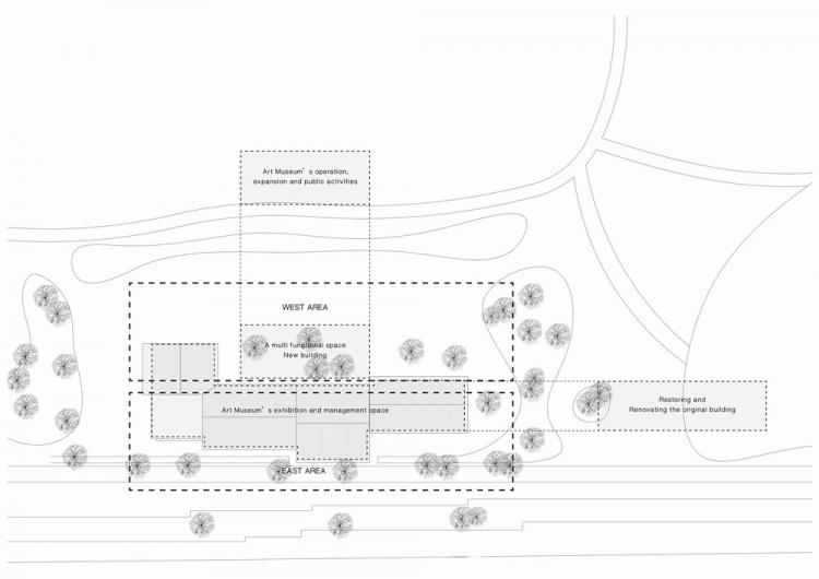 BIM建筑|南昌市八一公园梁书美术馆改造/XAA建筑事务所 BIM建筑|南昌市八一公园梁书美术馆改造/XAA建筑事务所
