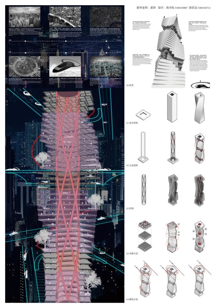 BIM建筑|浙江大学建筑学系三年级作品 ,每张展板都堪比电影海报 建筑鉴赏 第5张-BIM建筑网 BIM建筑|浙江大学建筑学系三年级作品 ,每张展板都堪比电影海报 建筑鉴赏 第5张