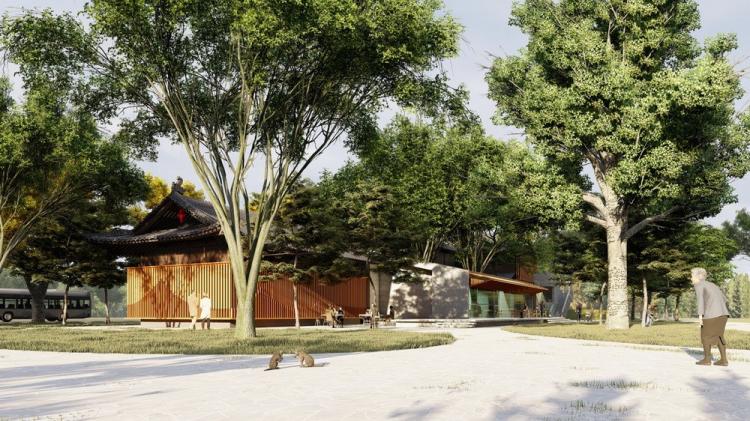 BIM建筑|南昌市八一公园梁书美术馆改造/XAA建筑事务所 BIM建筑|南昌市八一公园梁书美术馆改造/XAA建筑事务所