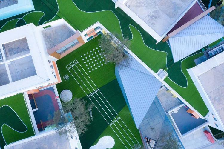 BIM建筑|成都麓湖哈密尔顿小学与幼儿园 / 非寻建筑 建筑鉴赏 第12张-BIM建筑网 BIM建筑|成都麓湖哈密尔顿小学与幼儿园 / 非寻建筑 建筑鉴赏 第12张
