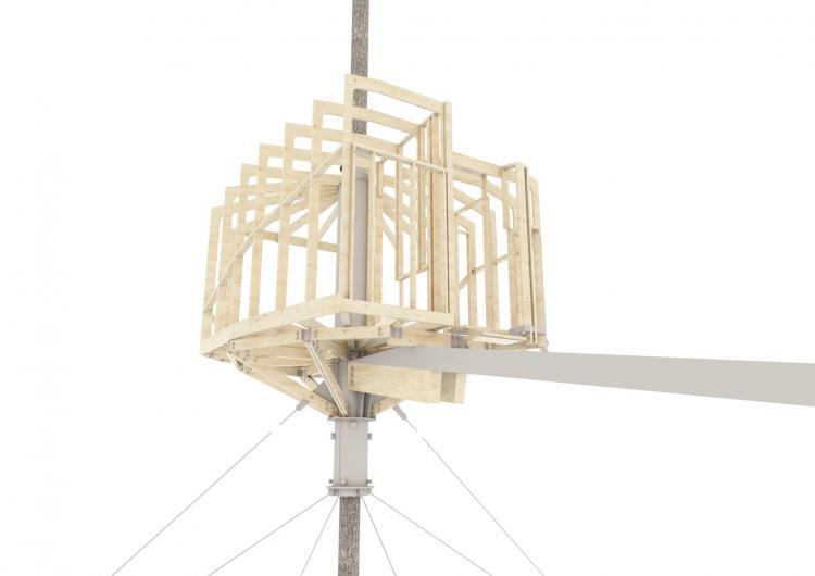 BIM建筑|挪威“鸟巢式”小屋,一根树干支撑起15㎡空间 / Helen & Hard 建筑鉴赏 第11张-BIM建筑网 BIM建筑|挪威“鸟巢式”小屋,一根树干支撑起15㎡空间 / Helen & Hard 建筑鉴赏 第11张