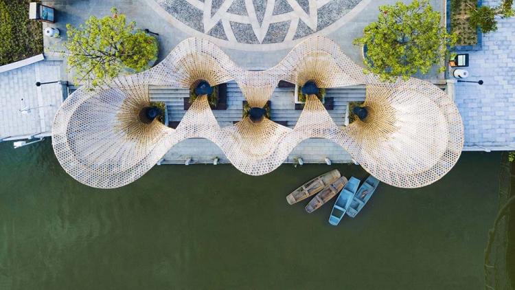 BIM建筑|黄龙滨水竹廊 / 竖梁社 + 华南理工大学建筑学院 建筑鉴赏 第1张-BIM建筑网 BIM建筑|黄龙滨水竹廊 / 竖梁社 + 华南理工大学建筑学院 建筑鉴赏 第1张
