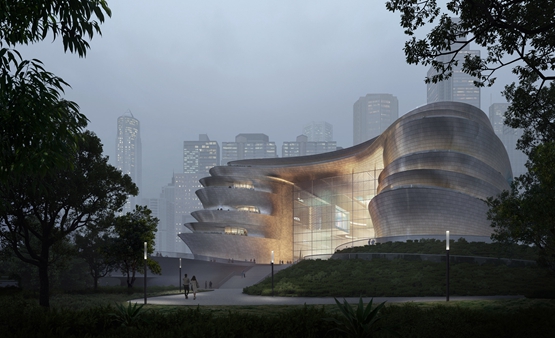 BIM建筑|扎哈工作室为深圳设计卵石形状的科学博物馆 BIM视界 第3张-BIM建筑网 BIM建筑|扎哈工作室为深圳设计卵石形状的科学博物馆 BIM视界 第3张