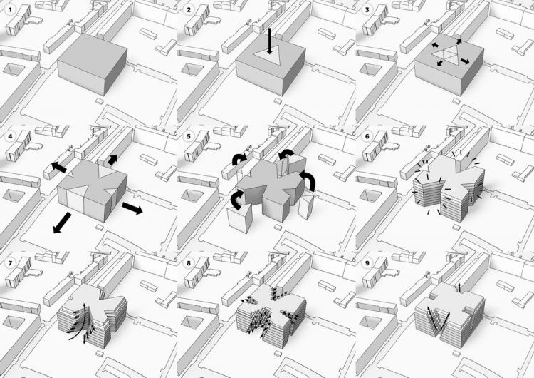 BIM建筑|递进立面,柏林上城综合体UP! Berlin / JASPER ARCHITECTS BIM建筑|递进立面,柏林上城综合体UP! Berlin / JASPER ARCHITECTS