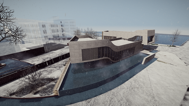 BIM建筑|瑞安湖岭温泉展示馆 / 众生设计集团有限公司-吴焱伟设计工作室 建筑鉴赏 第3张-BIM建筑网 BIM建筑|瑞安湖岭温泉展示馆 / 众生设计集团有限公司-吴焱伟设计工作室 建筑鉴赏 第3张