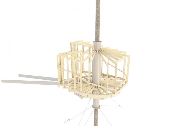 BIM建筑|挪威“鸟巢式”小屋,一根树干支撑起15㎡空间 / Helen & Hard 建筑鉴赏 第9张-BIM建筑网 BIM建筑|挪威“鸟巢式”小屋,一根树干支撑起15㎡空间 / Helen & Hard 建筑鉴赏 第9张