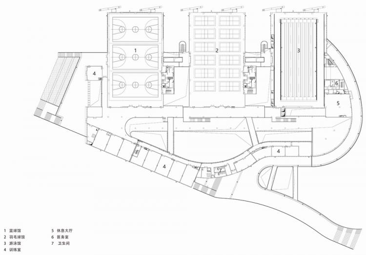 BIM建筑|虎丘山麓,新城北部:金阊新城体育馆 / 中衡设计集团 建筑鉴赏 第17张-BIM建筑网 BIM建筑|虎丘山麓,新城北部:金阊新城体育馆 / 中衡设计集团 建筑鉴赏 第17张