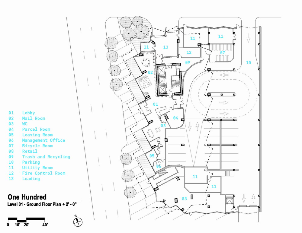 BIM建筑|“海参”公寓楼:国王林荫大道100号/Studio Gang BIM建筑|“海参”公寓楼:国王林荫大道100号/Studio Gang
