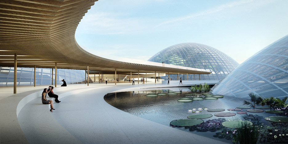 BIM建筑|山西太原穹顶植物园/DMAA BIM建筑|山西太原穹顶植物园/DMAA