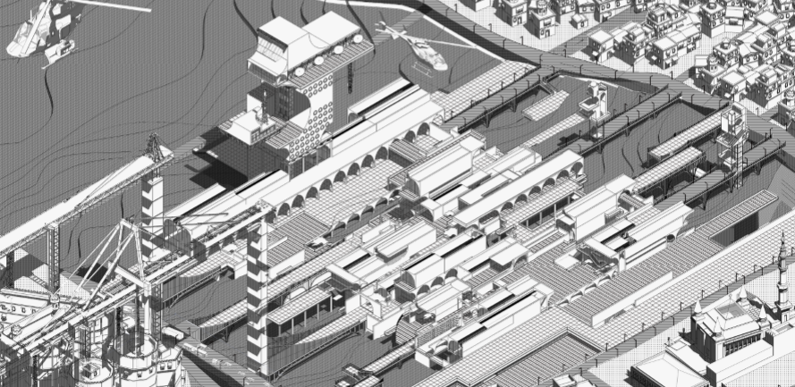 BIM建筑|1份top级纯线稿作品是怎么做出来的?学姐说,用SU,很快啊 BIM建筑|1份top级纯线稿作品是怎么做出来的?学姐说,用SU,很快啊