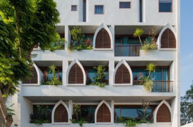 BIM建筑|如果,建筑是海浪:Le Bouton酒店/D1 Architectural Studio-BIM建筑网