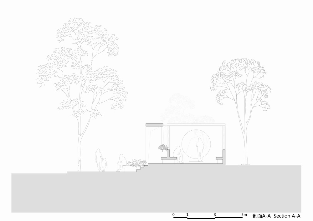 BIM建筑|居民区旁的复廊围墙/梓耘斋建筑 BIM建筑|居民区旁的复廊围墙/梓耘斋建筑