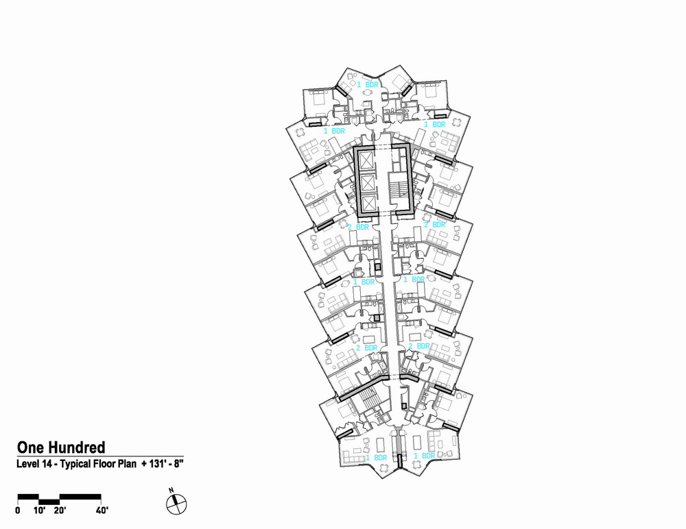 BIM建筑|“海参”公寓楼:国王林荫大道100号/Studio Gang BIM建筑|“海参”公寓楼:国王林荫大道100号/Studio Gang